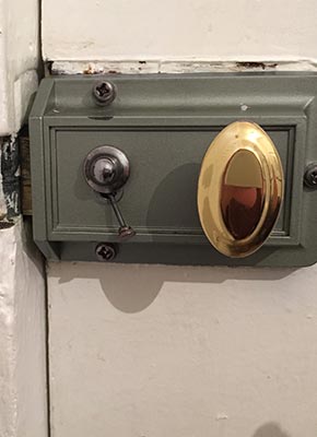 Vintage Safety Locks Door